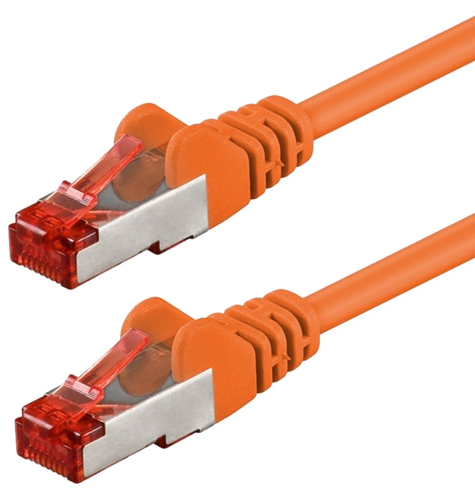 Cavo di rete Cat6 SFTP LSZH 0,25m Arancione - Goobay ICOC LS6-0025ORG