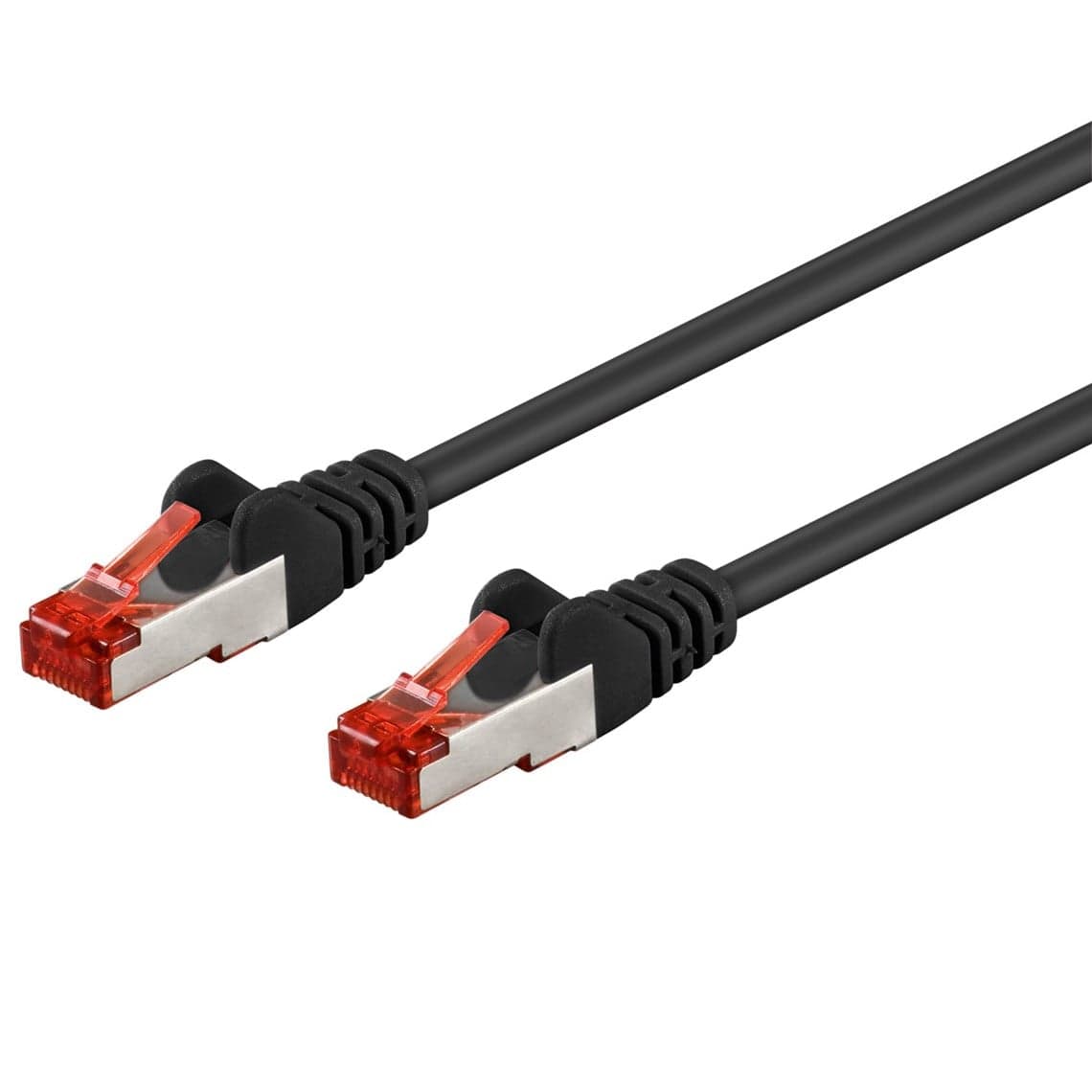Cavo Rete Patch Rame Cat6 SFTP LSZH Nero 0,5m - Goobay ICOC LS6-005BKG