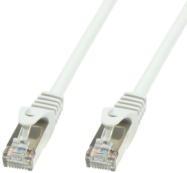 Cavo di Rete Cat6 Bianco SFTP LSZH 1m - Techly Professional ICOC LS6-010-WHT