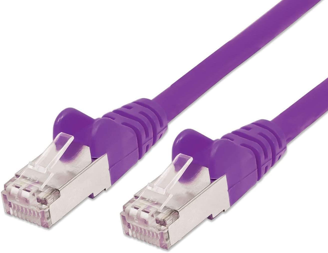 Cavo di rete patch Cat6 Viola SFTP LSZH 10m - Intellinet ICOC LS6-100VL