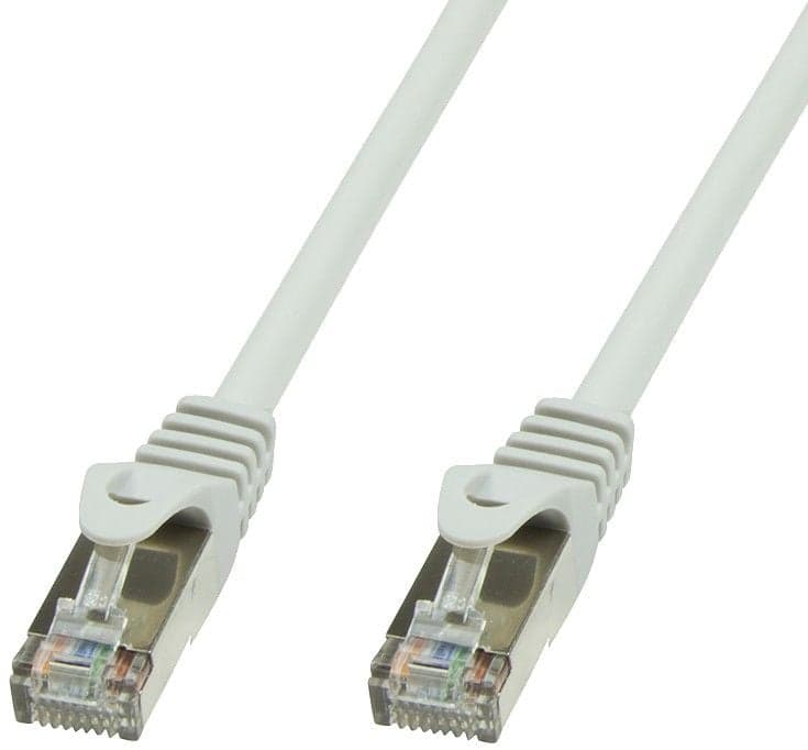 Cavo di rete Patch Cat6 Grigio SFTP LSZH 15m - Techly Professional ICOC LS6-150T