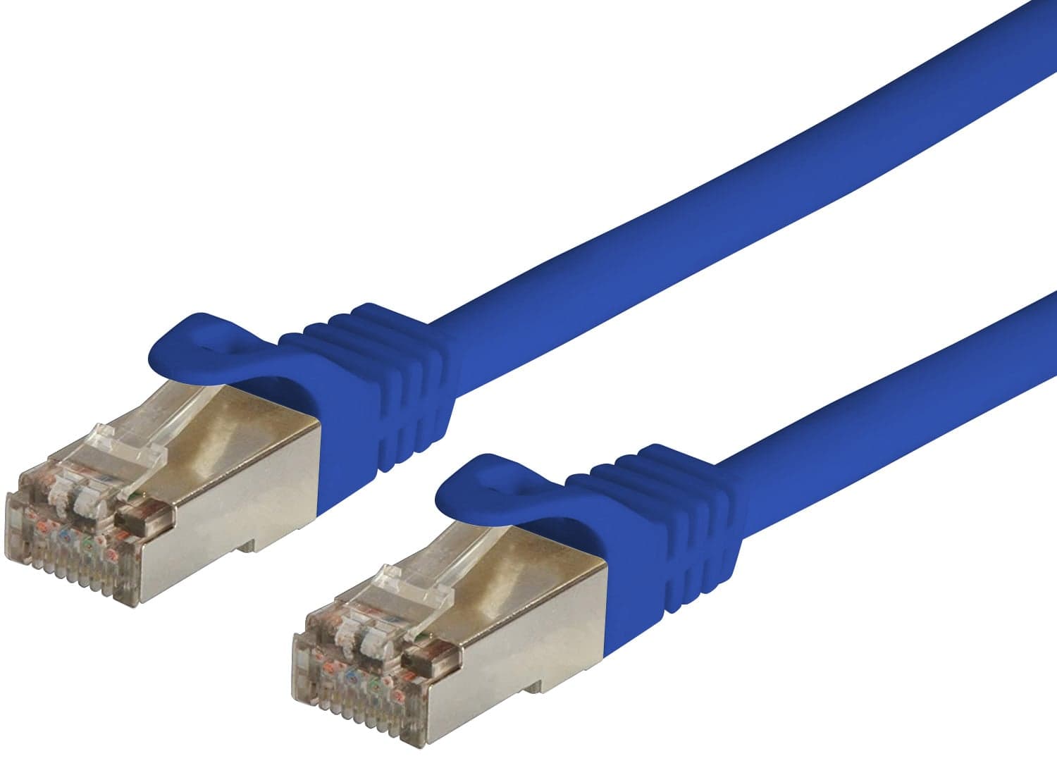Cavo Patch Cat6A SFTP LSZH 0,25m Blu - Techly Professional ICOC LS6A-0025-BLT