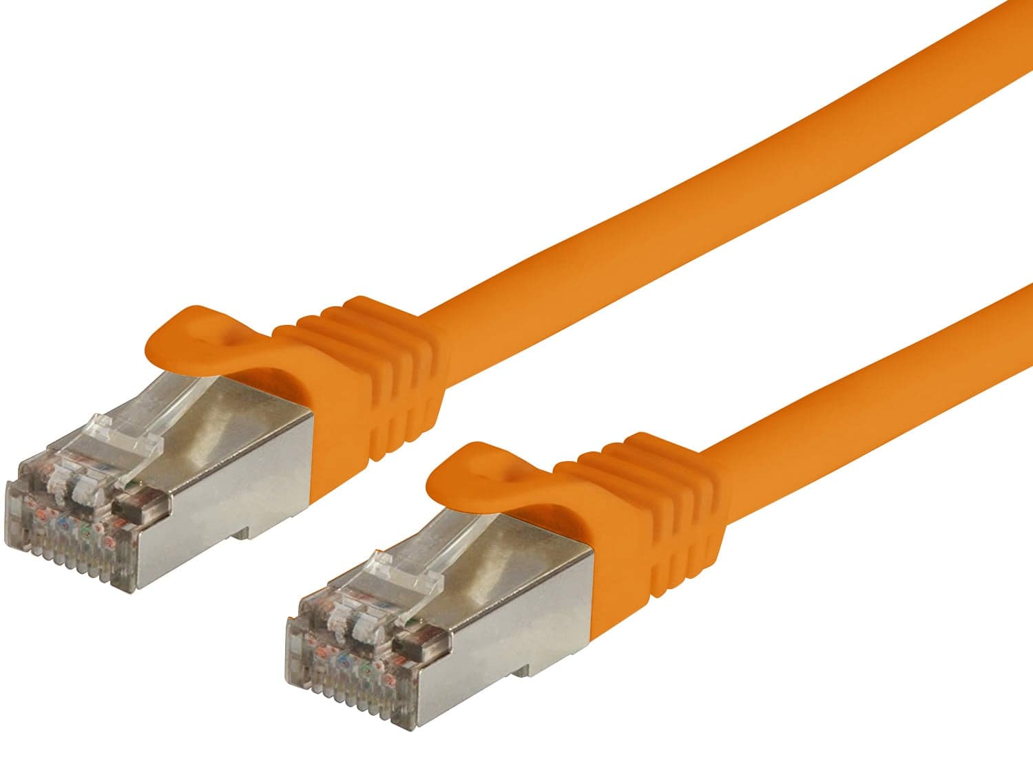 Cavo Patch Cat6A SFTP LSZH 0,25m Arancione - Techly Professional ICOC LS6A-0025-ORT