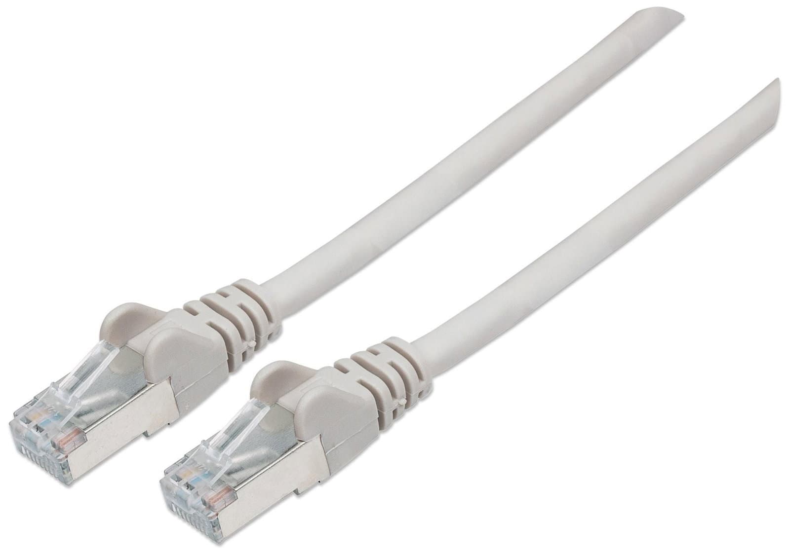 Cavo di Rete Patch Cat6A Grigio SFTP 0,5m - Intellinet ICOC LS6A-005