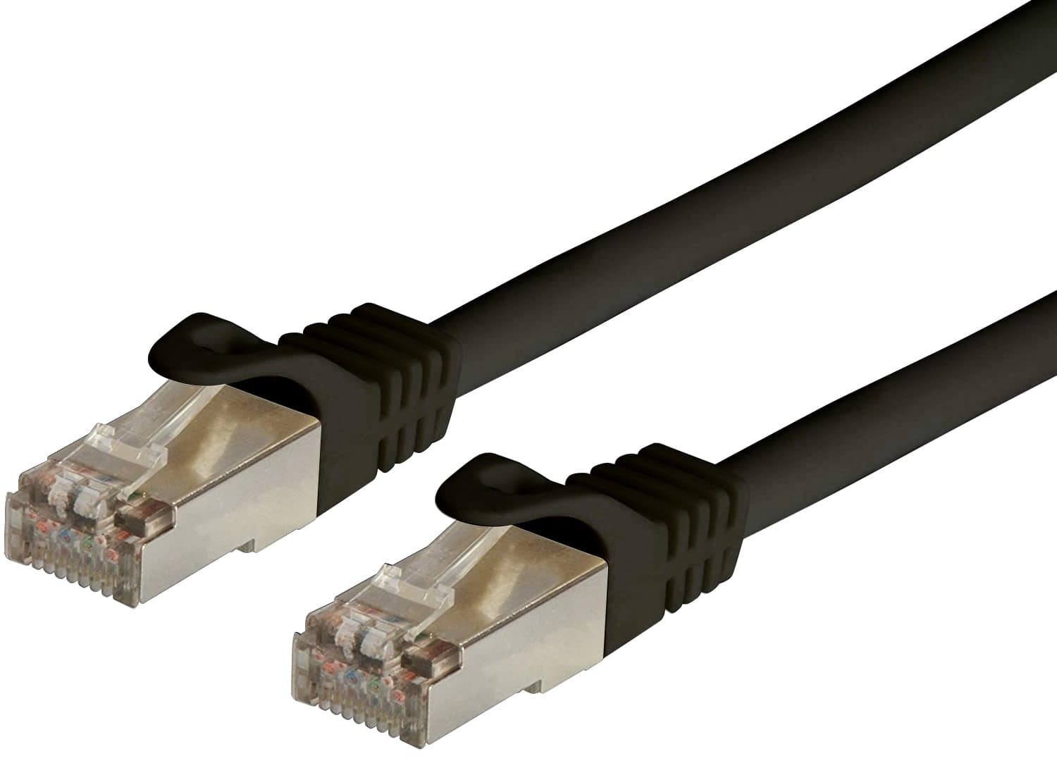 Cavo Patch Cat6A SFTP LSZH 0,5m Nero - Techly Professional ICOC LS6A-005-BKT