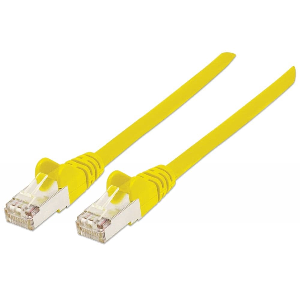 Cavo di rete Patch Cat6A Giallo SFTP LSZH 0,5m - Intellinet ICOC LS6A-005-YE