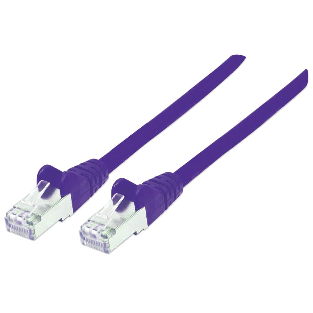 Cavo di rete Patch Cat6A Viola SFTP LSZH 1m - Intellinet ICOC LS6A-010-VL