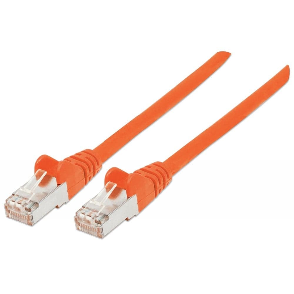 Cavo di rete Patch Cat6A Arancione SFTP LSZH 2m - Intellinet ICOC LS6A-020-OR