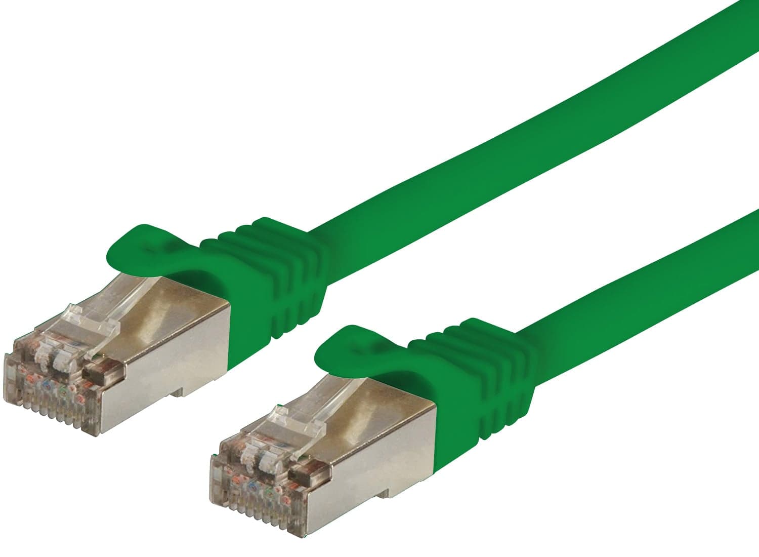 Cavo di rete patch Cat6A SFTP LSZH 15m verde - Techly Professional ICOC LS6A-150-GRT