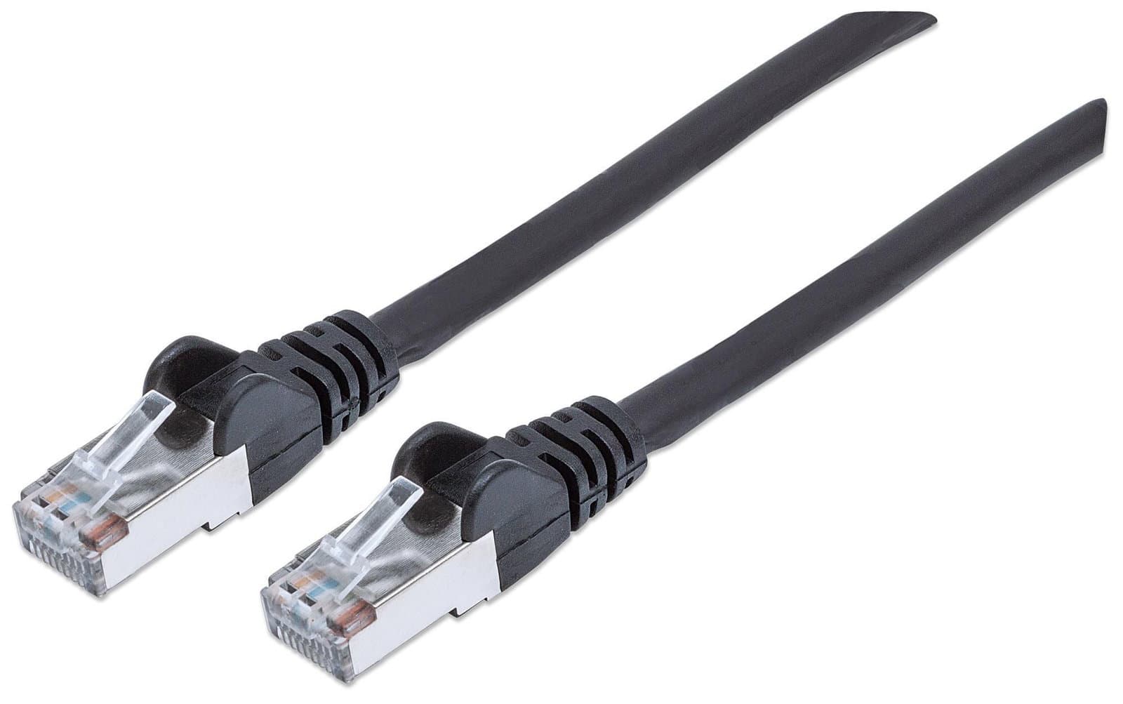 Cavo di rete patch Cat6A S/FTP 20m nero - Intellinet ICOC LS6A-200-BK