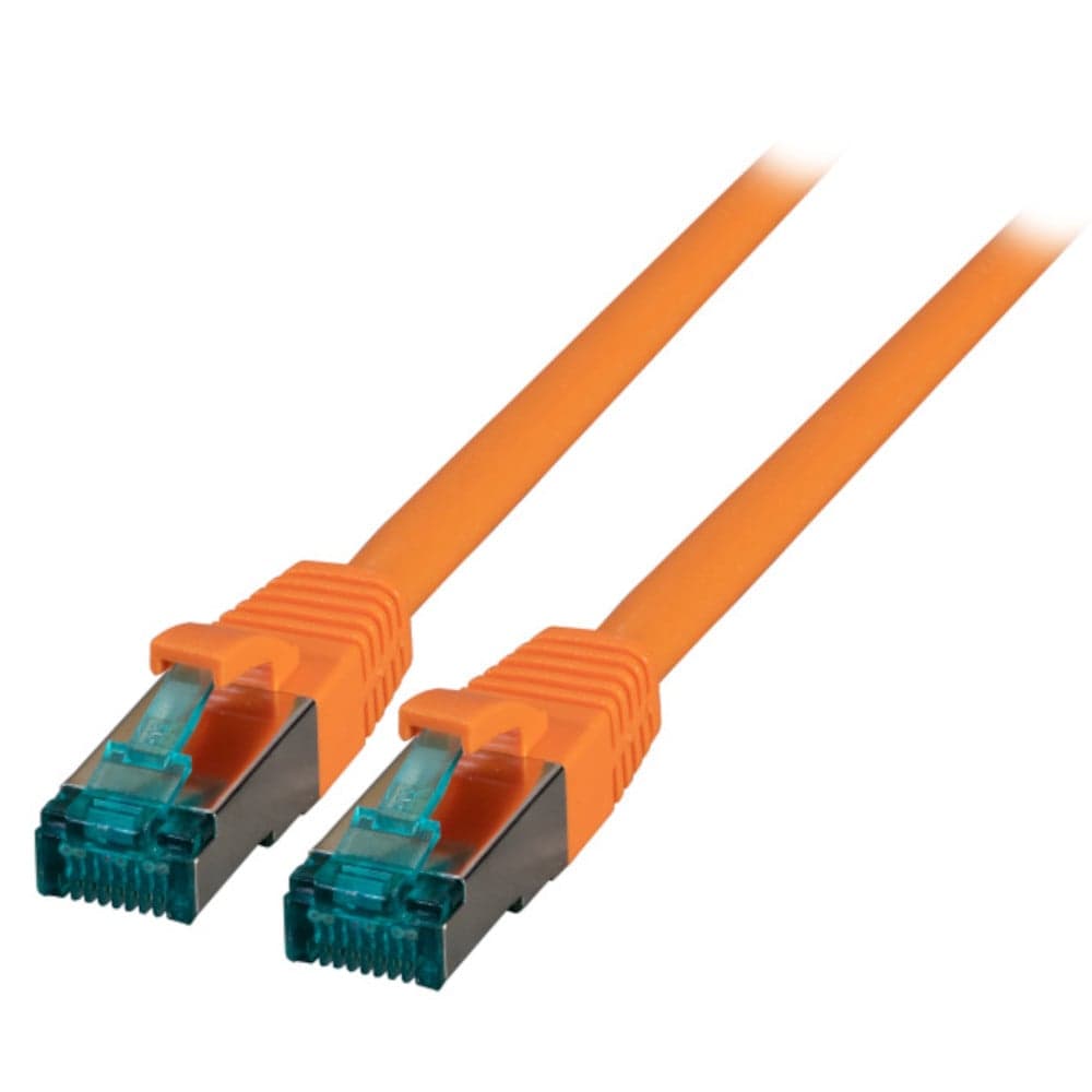 Cavo di Rete Patch in Rame Cat6A Arancione SFTP 20m - ICOC LS6A-200-OR