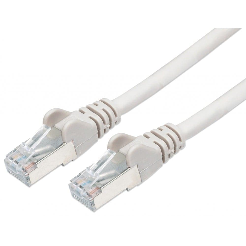 Cavo di rete Patch Cat6A Bianco SFTP LSZH 20m - Intellinet ICOC LS6A-200-WH
