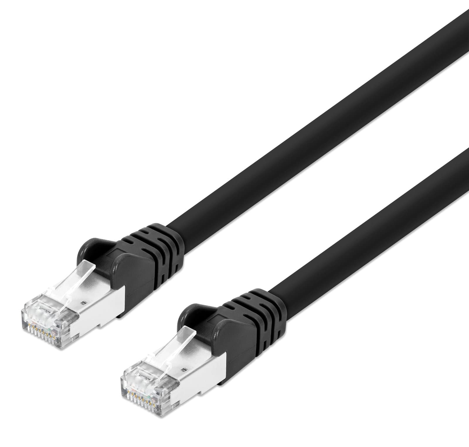 Cavo di rete patch Cat8.1 SFTP LSZH 1m Nero - Intellinet ICOC LS8-010-BK