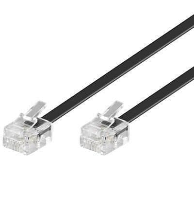 Cavo Telefonico RJ11 Modulare 6P4C 2m - Manhattan ICOC MD-11-02