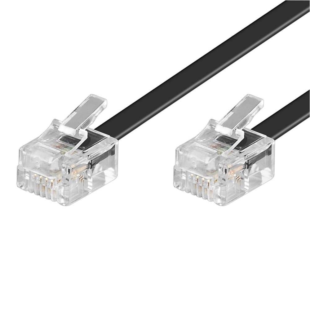 Cavo Telefonico RJ11 Modulare 6P4C 3m Piatto - Goobay ICOC MD-11-03G
