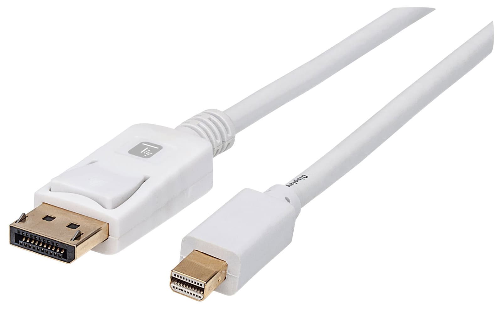 Cavo Mini DisplayPort Maschio a DisplayPort Maschio 4K 60Hz 3m Bianco - Techly ICOC MDP-030T4K