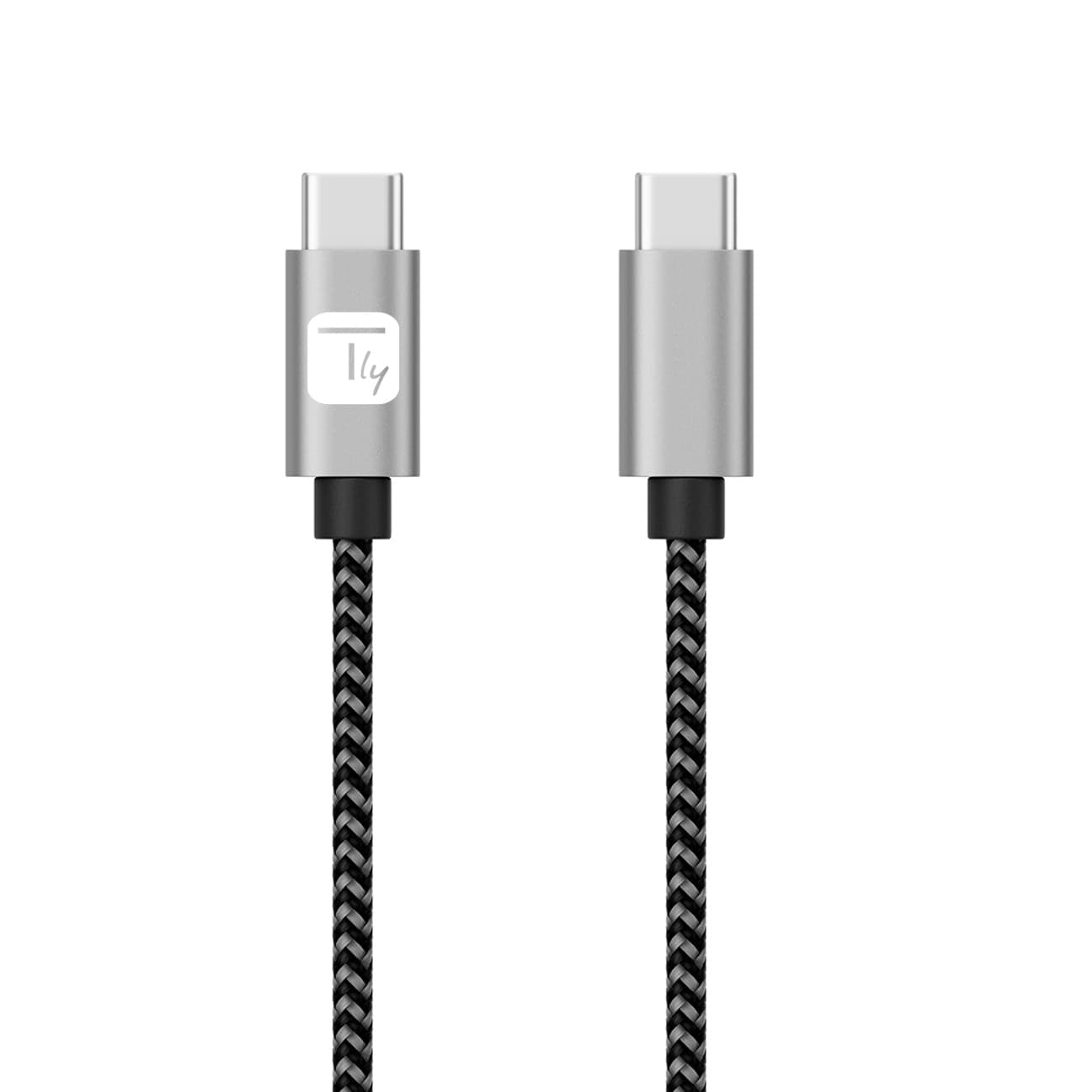 Cavo USB-C Maschio 2.0 a USB-C Maschio 3A 2m Alluminio - Techly ICOC MU2CC-020-AL