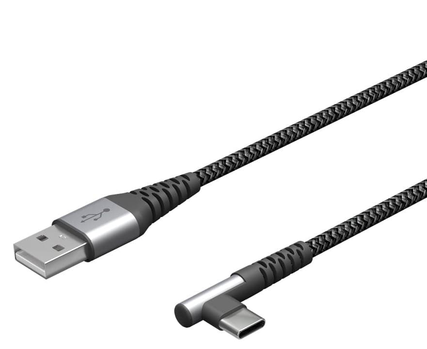 Cavo USB-C Maschio Angolato a USB-A Dritto 0,5m - Goobay ICOC MU3CA-905TS