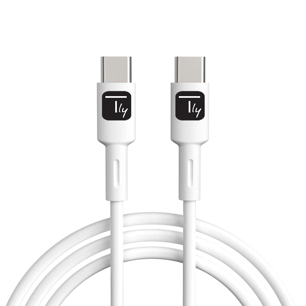 Cavo USB-C Maschio/Maschio USB 2.0 2m Bianco - Techly ICOC MUSB20-C60W2