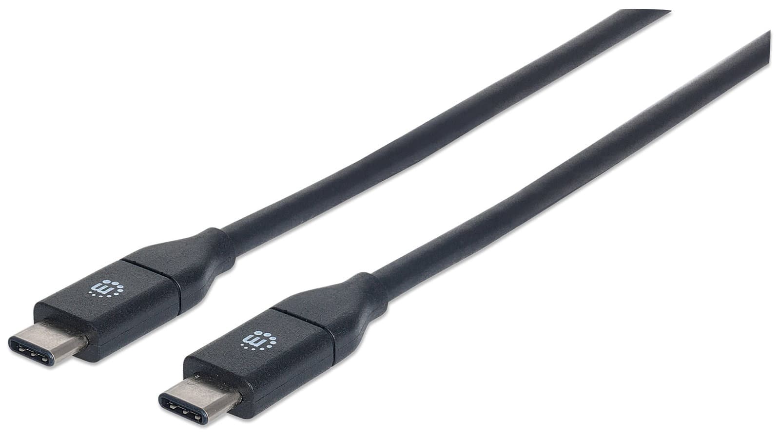 Cavo USB-C Maschio/Maschio USB 3.2 Gen2 1m Nero - Manhattan ICOC MUSB31-CMCM10