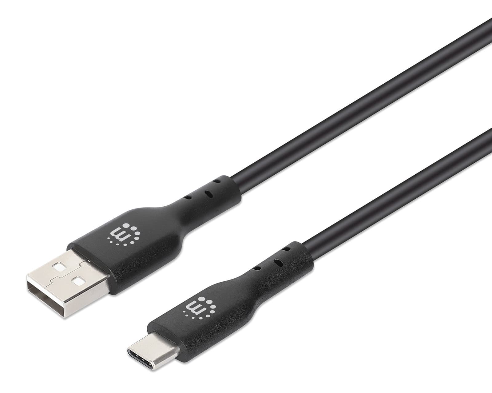 Cavo USB 3.2 Gen1 A maschio / USB-C maschio 3m nero - Manhattan ICOC MUSB312-CMAM30