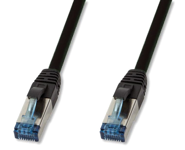 Cavo Patch Cat6A S/FTP PUR IP20 UV 3m Nero - Logilink ICOC PUR6-030B