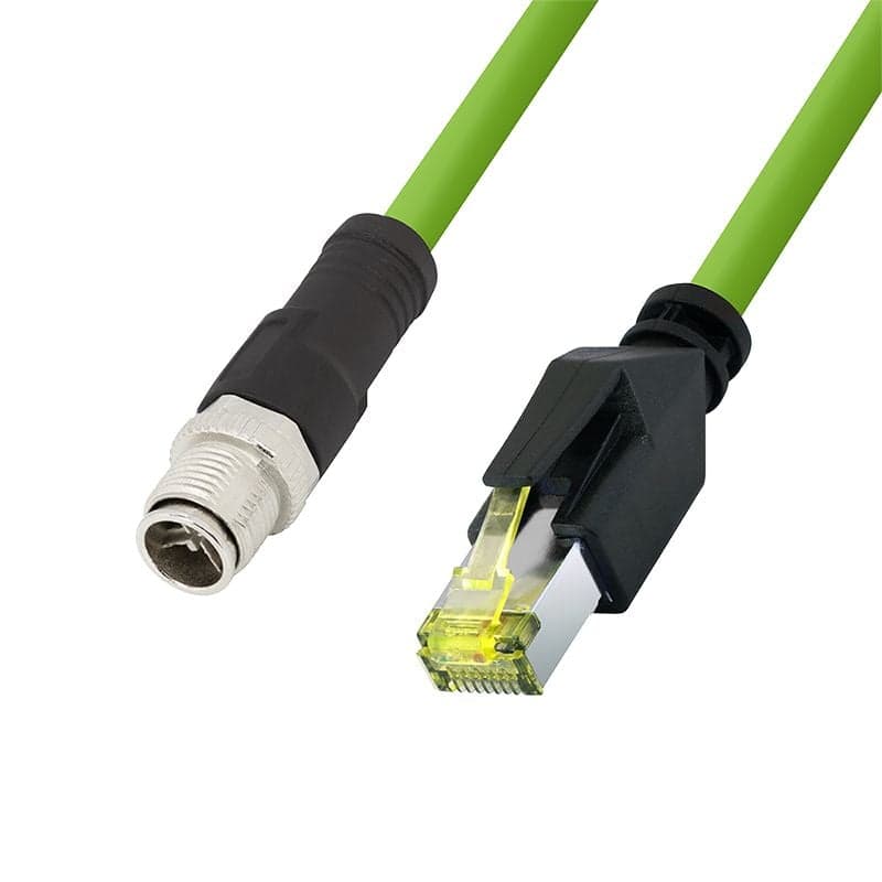 Cavo di Rete Industriale M12 RJ45 Cat6A SFTP PUR 3m - Logilink ICOC PUR6A-M12X-030
