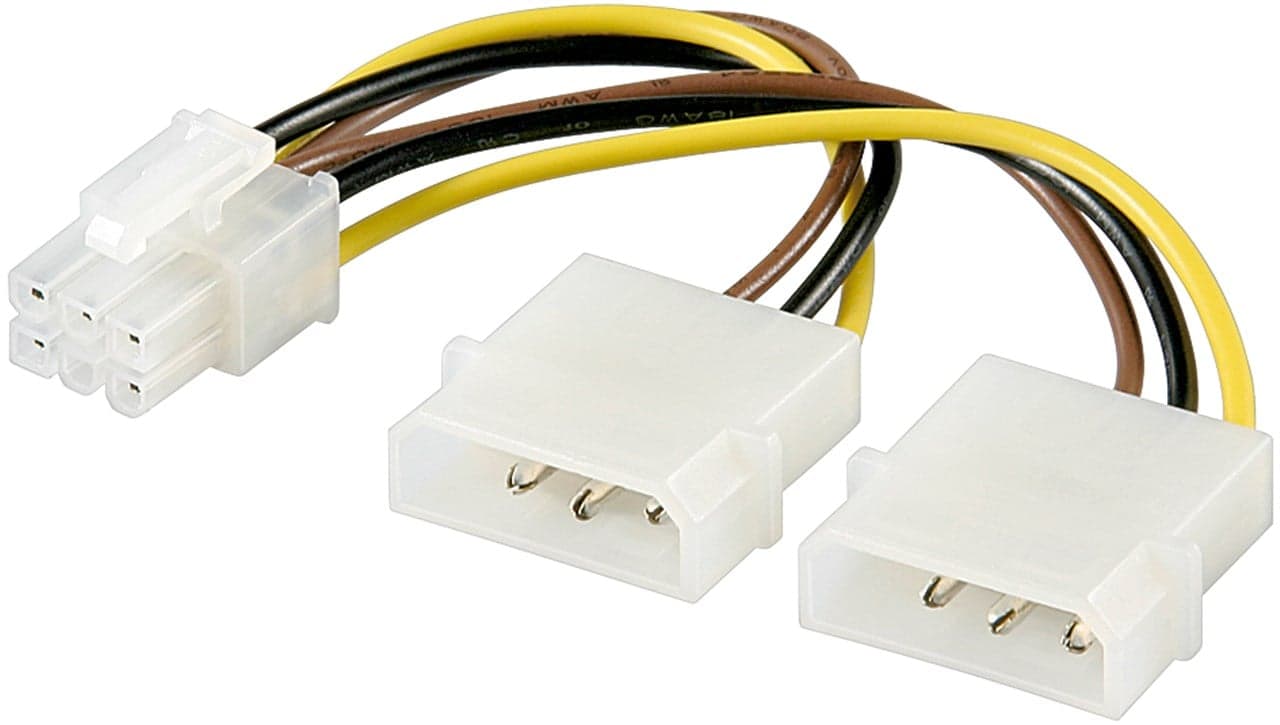 Cavo Interno per VGA PCI Express a 6 pin - Goobay ICOC PXVGA-020G