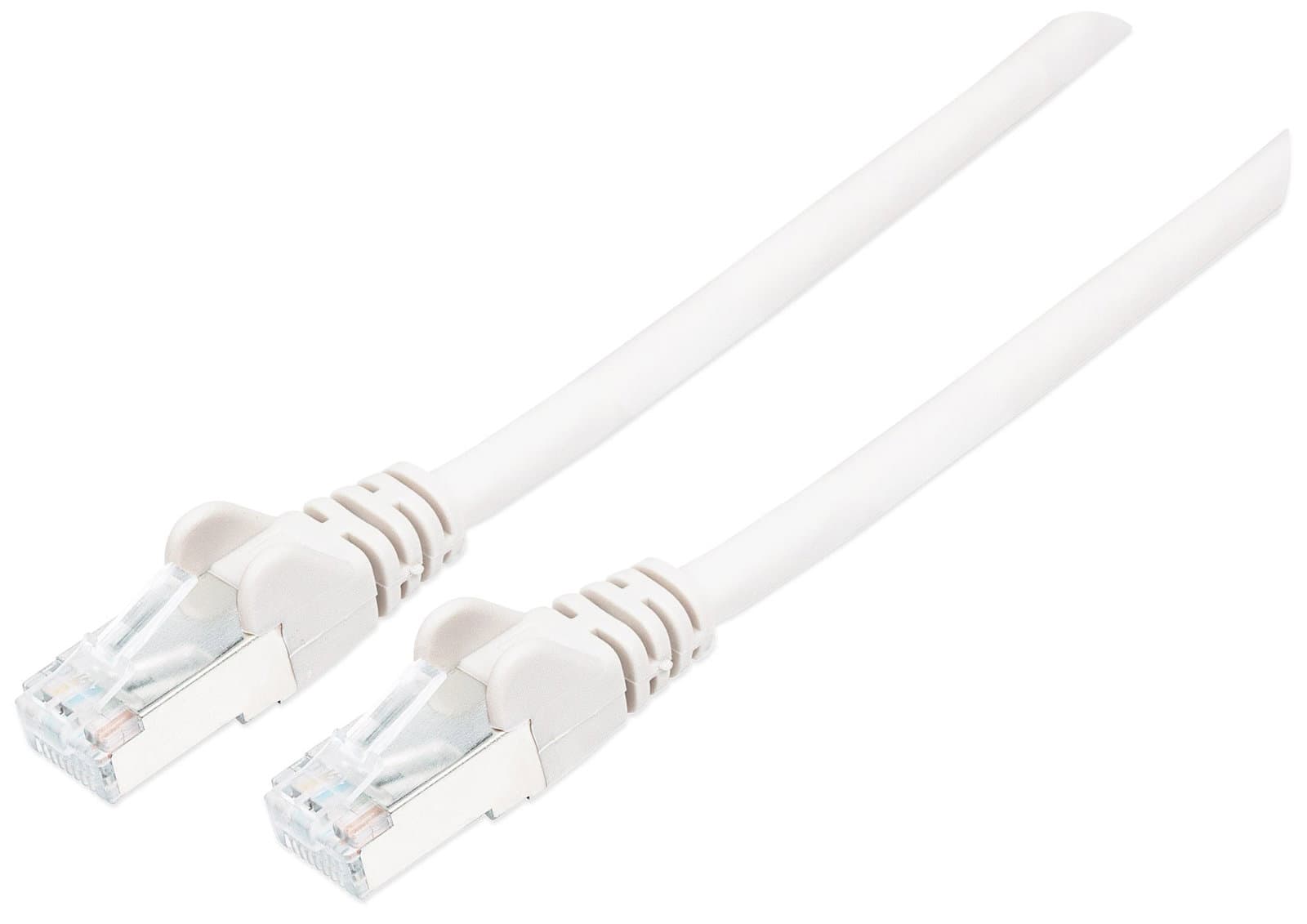Cavo Patch Cat7 Plug RJ45 6A S/FTP LSZH 3m Bianco - Intellinet ICOC R7-7SS-030-WH