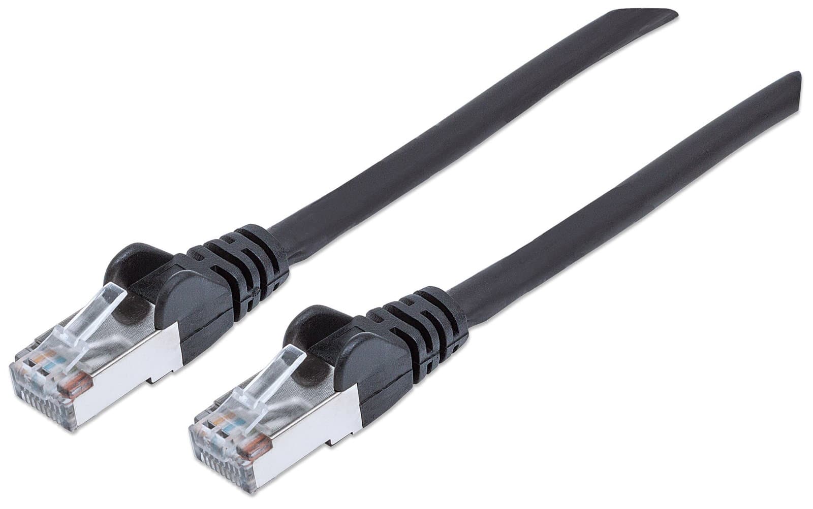 Cavo Patch Cat7 Plug RJ45 6A S/FTP LSZH 30m Nero - Intellinet ICOC R7-7SS-300-BK