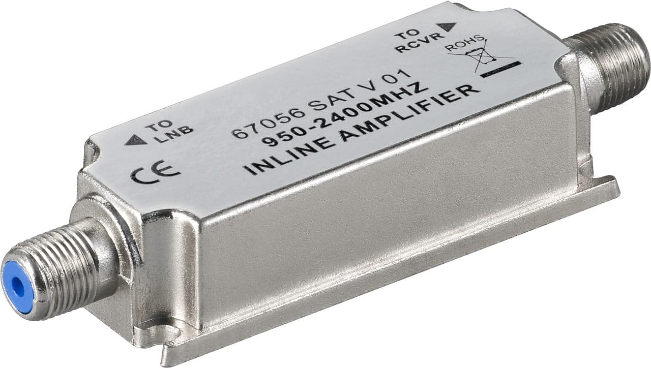 Amplificatore di Linea Antenna SAT 950-2400 MHz 20 dB - Goobay ICOC SAT-AMP-950