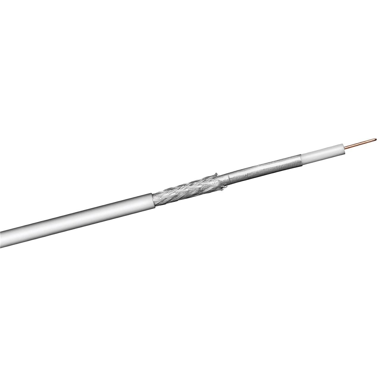 Cavo Coassiale Antenna TV Digitale Classe A 6.8mm 75ohm 250m - Goobay ICOC SAT-R102