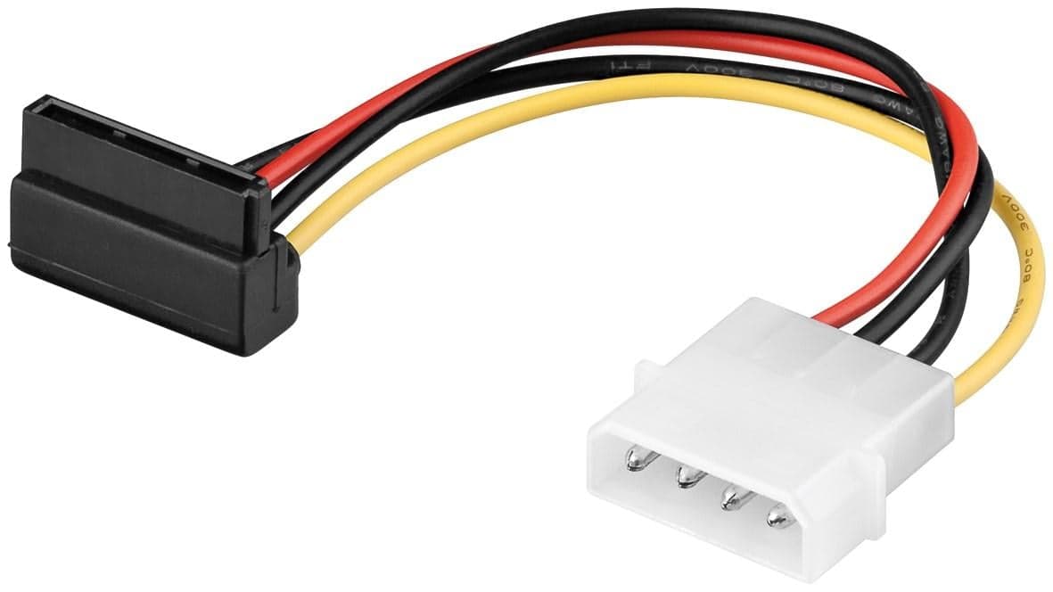 Cavo adattatore alimentazione SATA Molex 4-pin a SATA 15-pin 13 cm - Goobay ICOC SATA-303