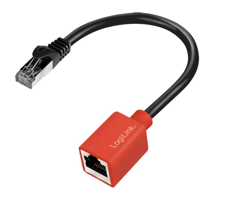Adattatore RJ45 Cat6A Break Away Protezione Antistrappo 20cm - Logilink ICOC SF6A-BREAK25N