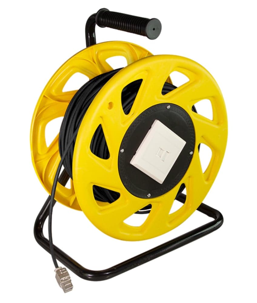 Cavo Patch Cat7 S/FTP TPE con Avvolgicavo 60m Nero - Logilink ICOC SF7-600RL