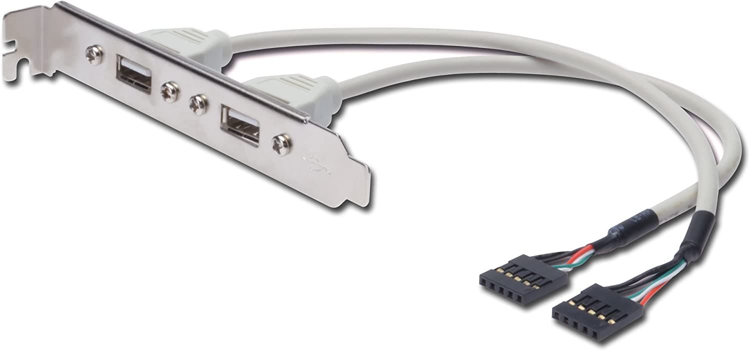 Cavetto Slot USB 2.0 2x 5pin - Manhattan ICOC SLOT-USB