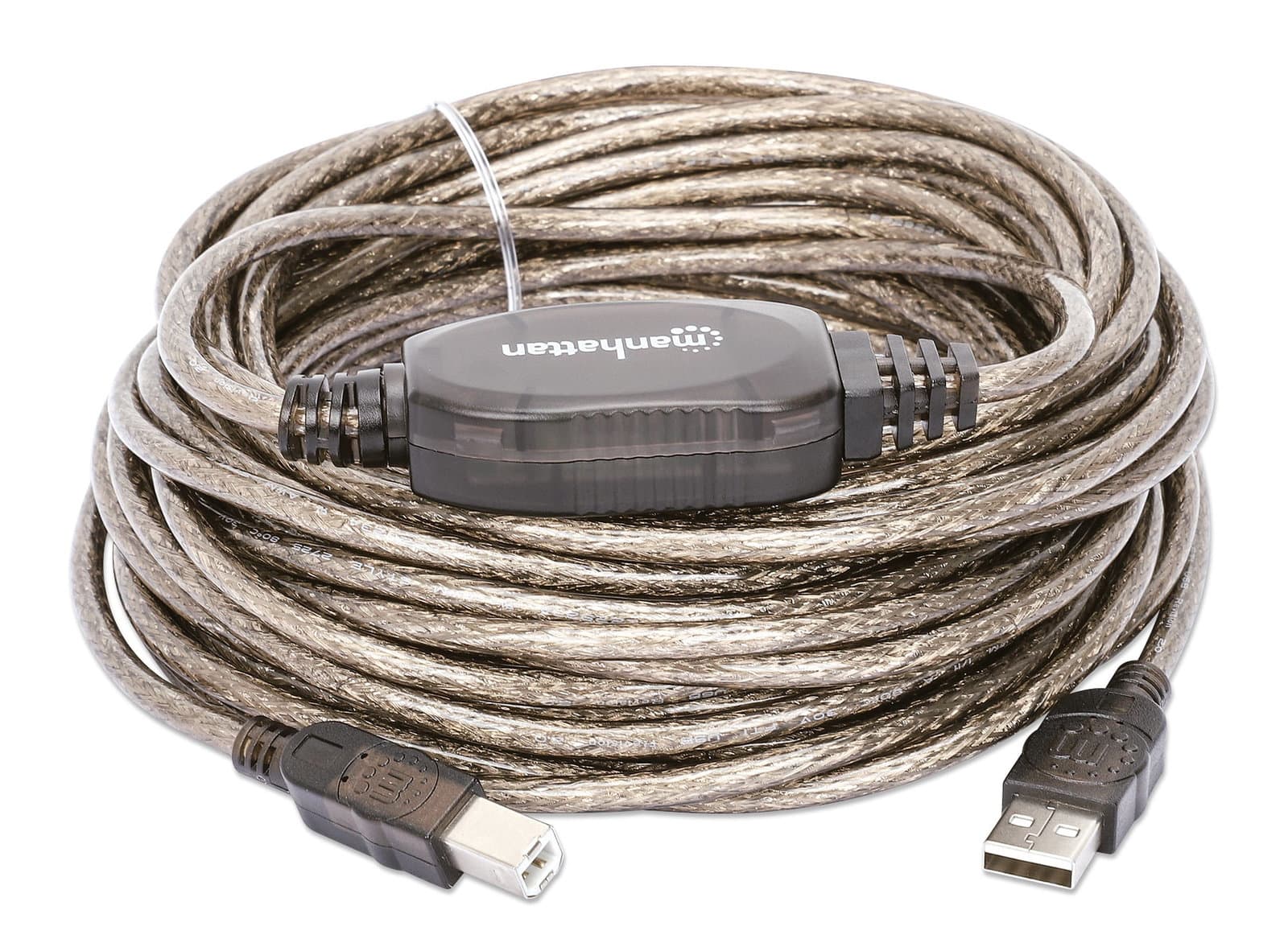Prolunga Attiva USB-A USB-B Hi-Speed USB 2.0 11m - Manhattan ICOC U-AB-110-U2