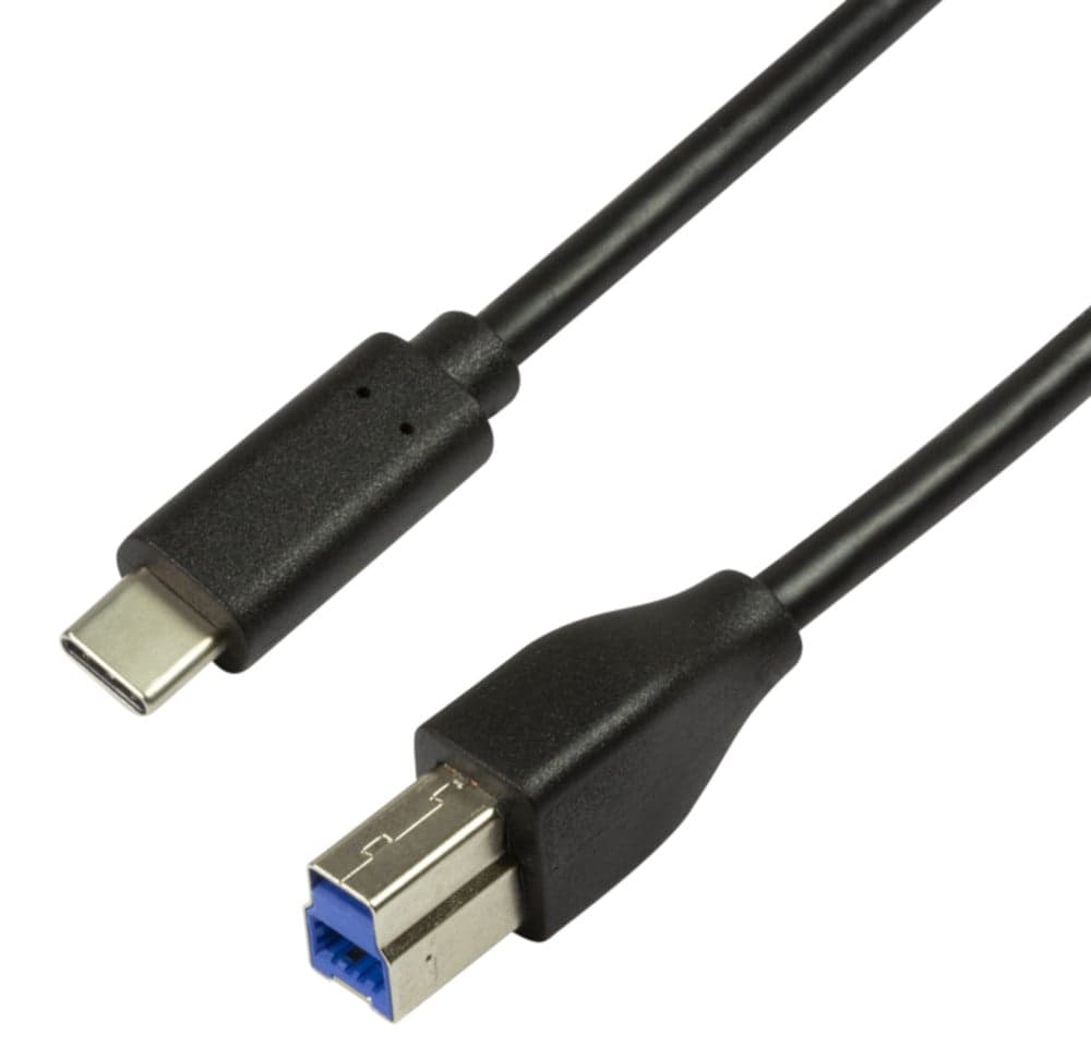 Cavo SuperSpeed USB-C Maschio / USB-B Maschio 2m Nero - Logilink ICOC U3-BC-020B