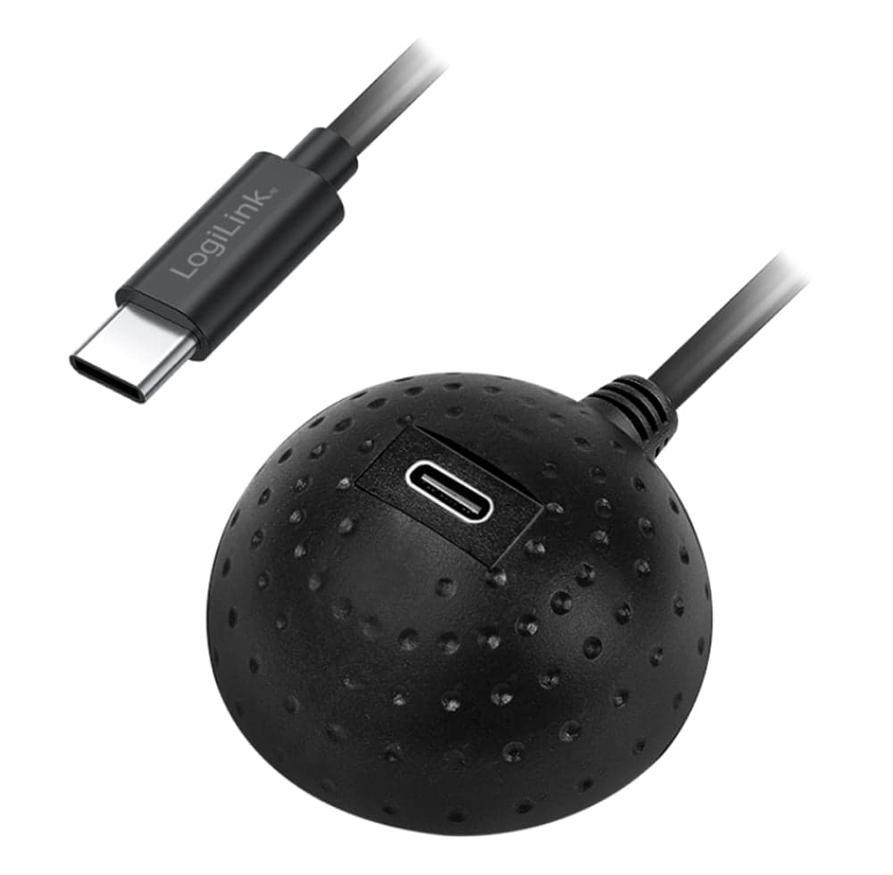 Docking Ball Station USB-C M/F Prolunga 1,5m USB 3.2 Gen1 - Logilink ICOC U32-CC-15-MNT