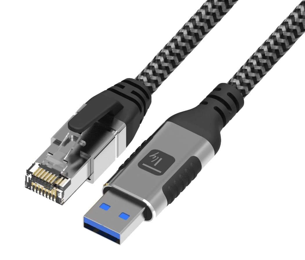 Cavo USB 3.2 Tipo A Maschio a Ethernet RJ45 Maschio 1m - Techly ICOC U3A-RJ45-010