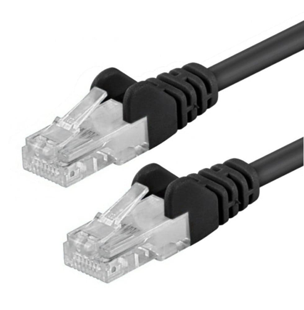 Cavo di rete patch in rame Cat5e nero UTP 20m - Intellinet ICOC U5EB-200-BK