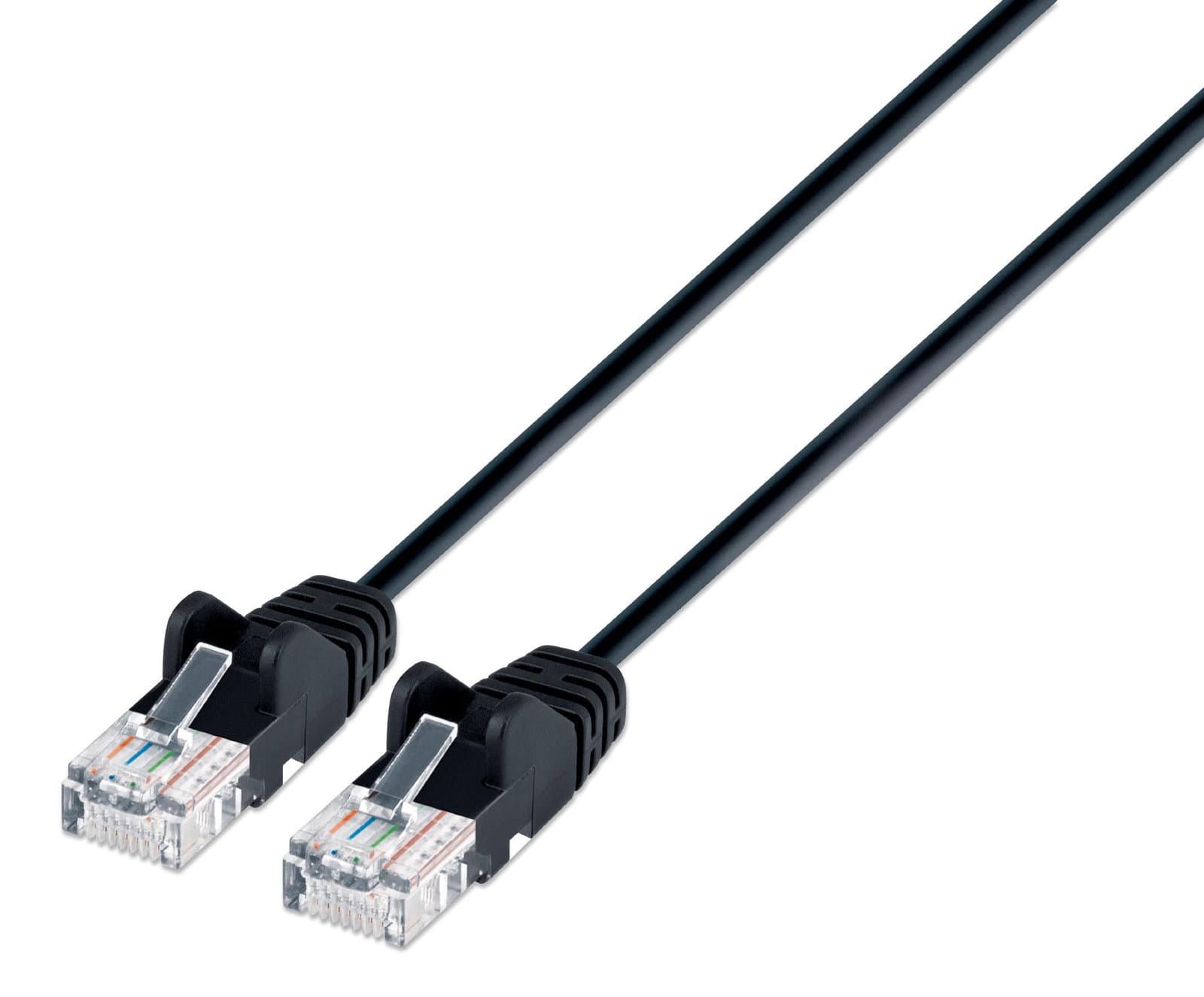 Cavo patch Cat6 UTP Slim 0,5m nero - Intellinet ICOC U6-SLIM-005BK