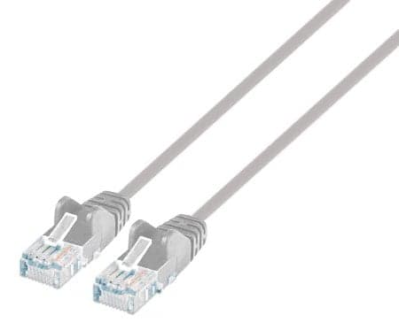 Cavo patch di rete Cat6 UTP Slim 3m Grigio - Intellinet ICOC U6-SLIM-030G