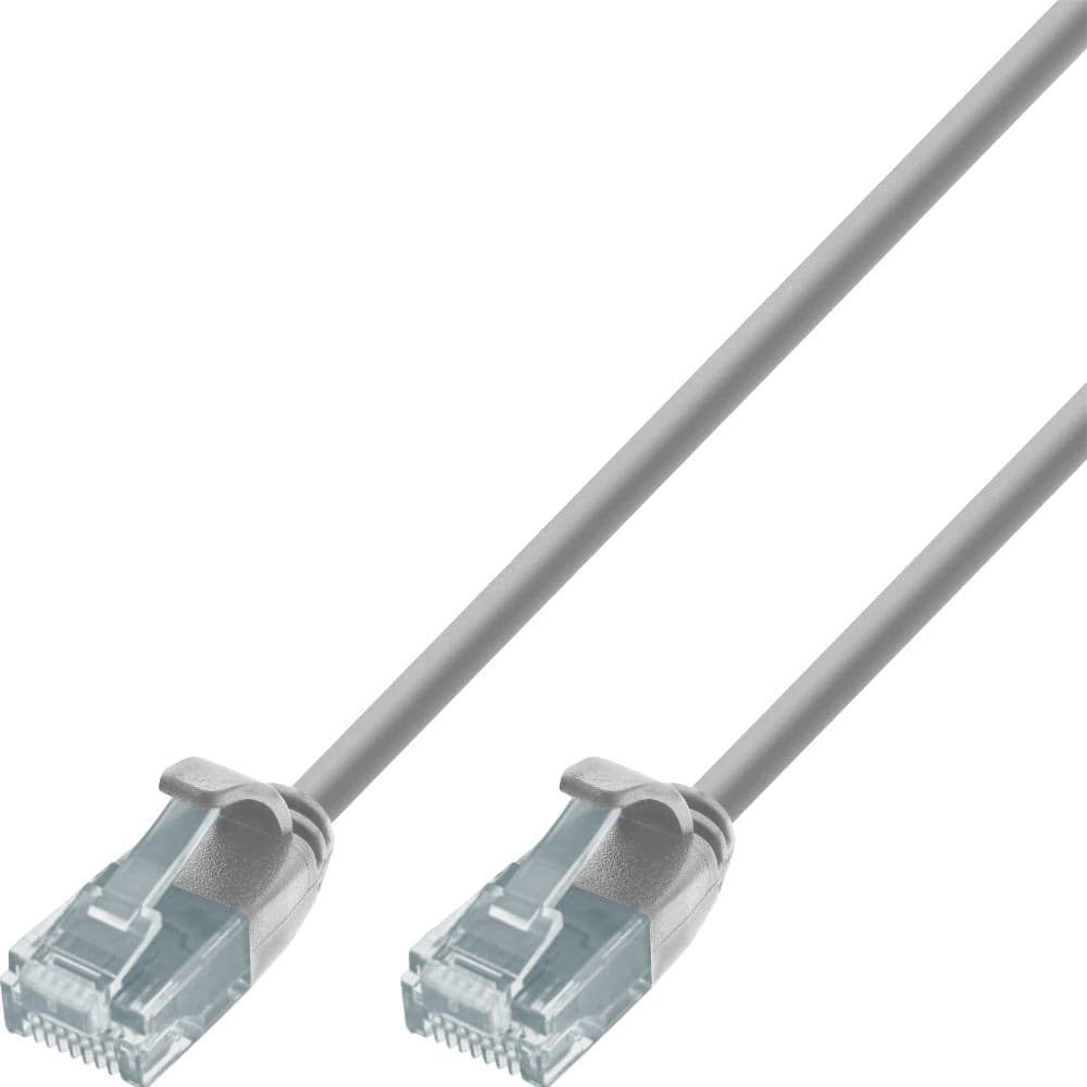 Cavo Patch di Rete Cat6 UTP Slim 5m Grigio - Techly Professional ICOC U6-SLIM-050T2
