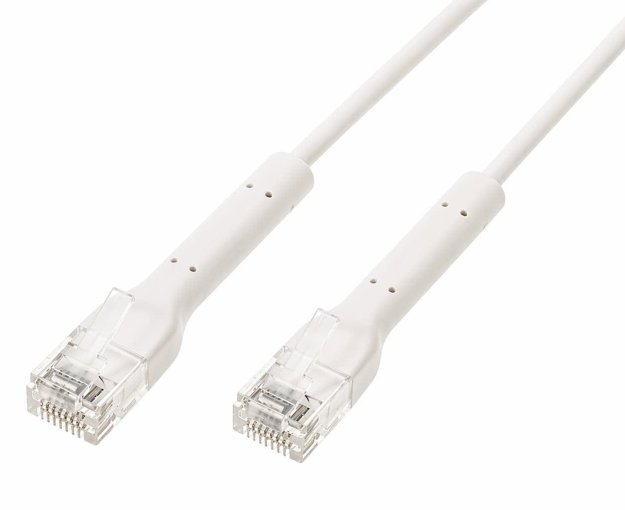 Cavo Slim Patch Rete Cat6A U/UTP 5m Bianco - Techly Professional ICOC U6A-BD-050W