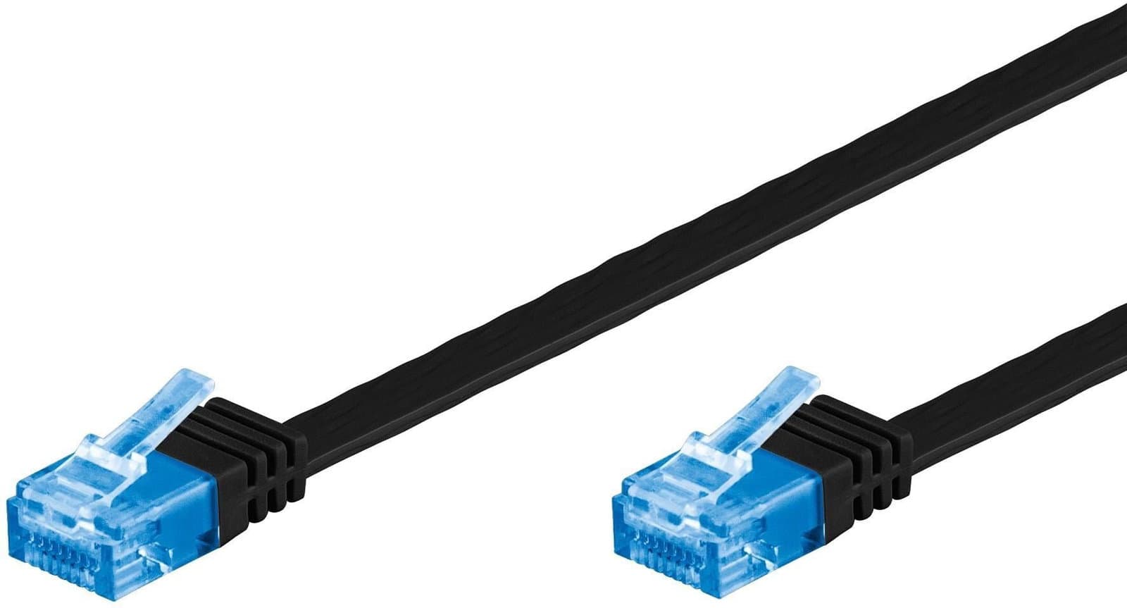 Cavo di rete patch piatto Cat6A UTP 15m nero - Intellinet ICOC U6A-FL-150BK