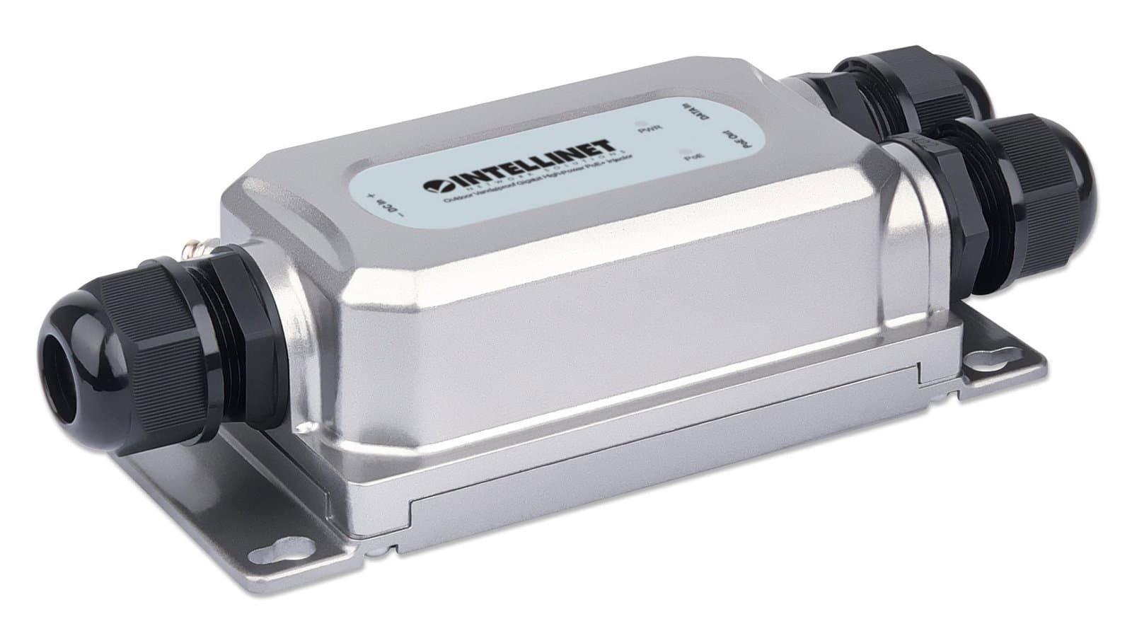 Iniettore Gigabit PoE+ High-Power 30W Antivandalo IP67 IK10 Esterno - Intellinet ICPOE004