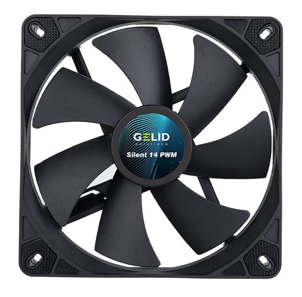 Dissipatore Ventola Silent 140x140x25 PWM Intelligente - Gelid Solutions ICPU-GE-SIL14PWBK