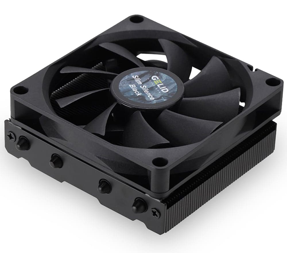 Dissipatore CPU a Basso Profilo con Ventola PWM 92mm - Gelid Solutions ICPU-GE-SILENCE-BK