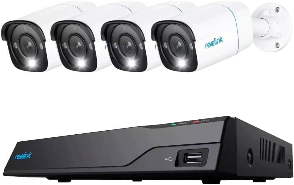 Kit NVR PoE 8CH 2TB HDD + 4 Telecamere 5MP - Reolink ICR-NVS8-5MB4